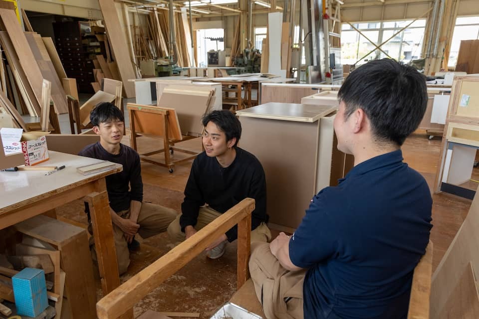 小見山木工の1日の仕事スケジュールの画像
